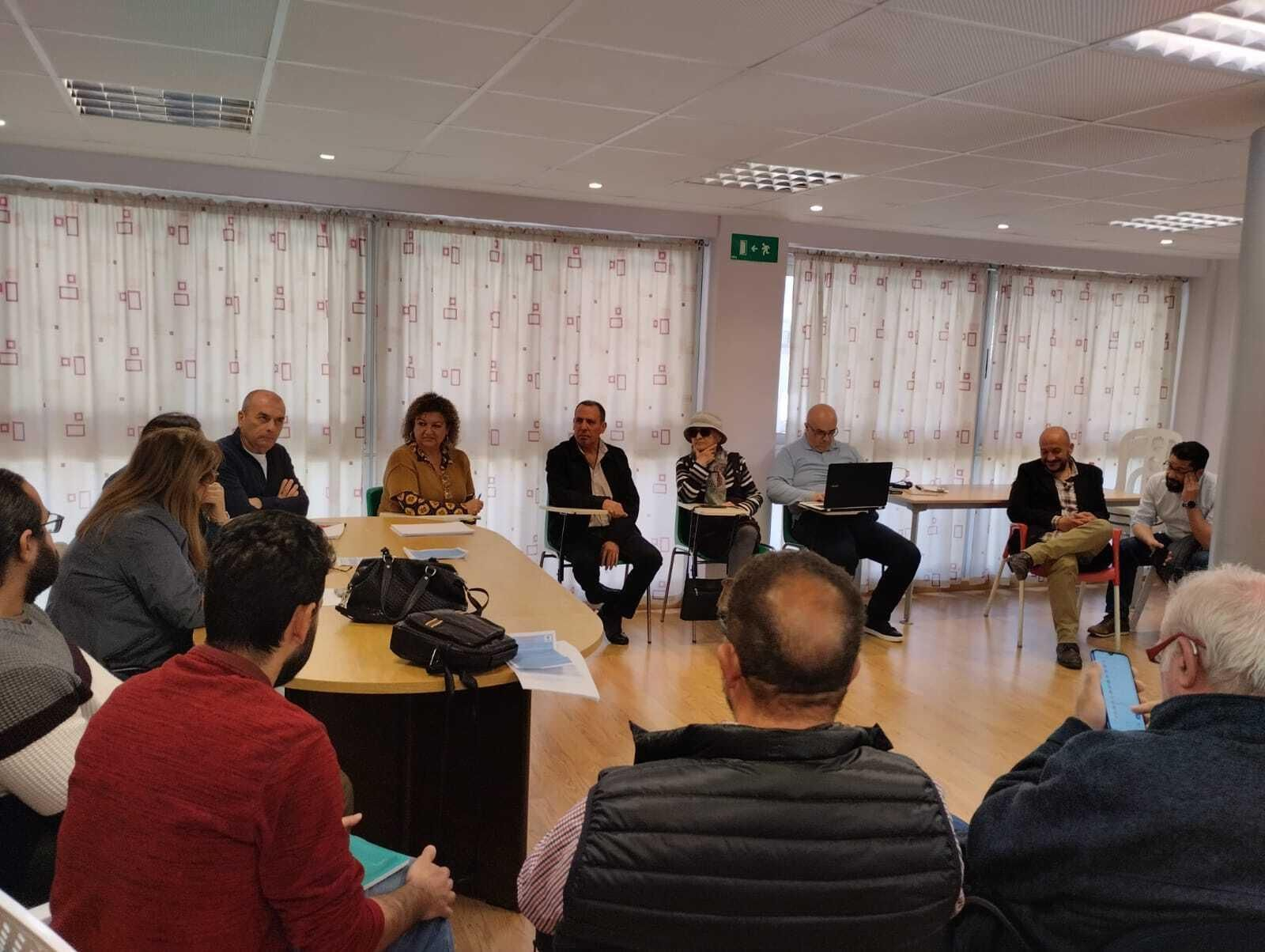 Reunión de la Coordinadora en Defensa de la Sanidad Pública en Jerez.