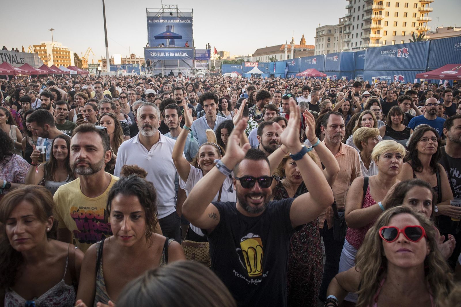 Imagen del público durante un concierto en la edición del pasado año del No sin Música.