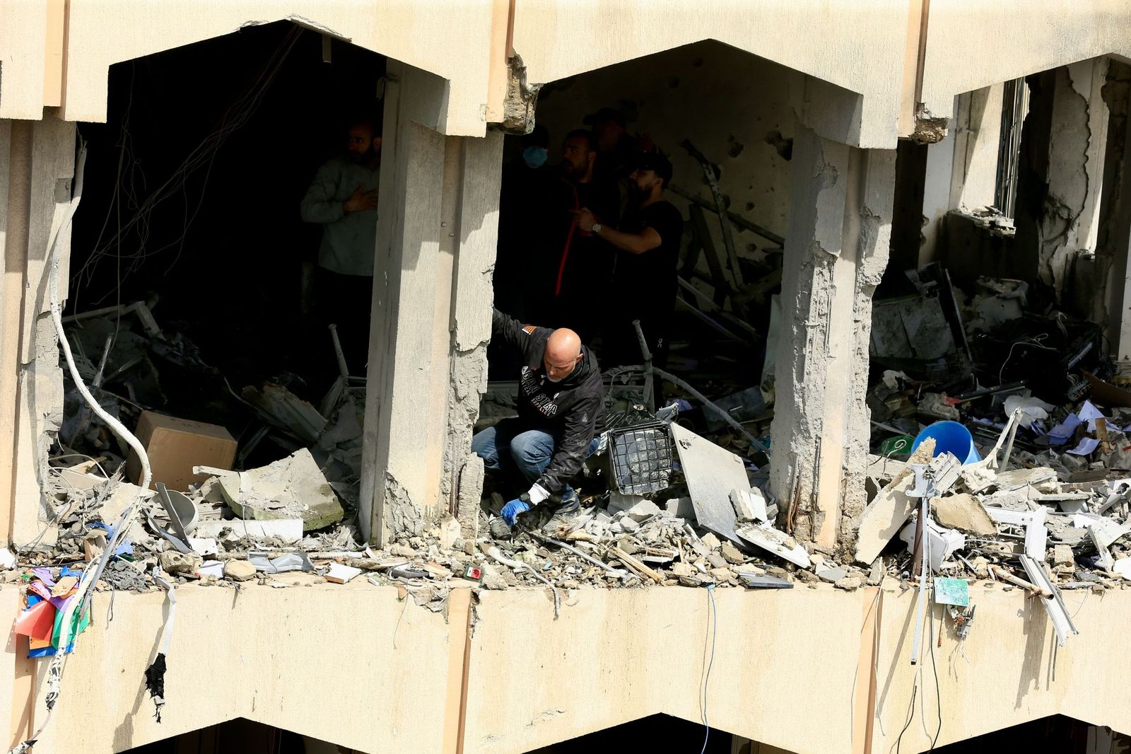 Galería Gráfica: Desolación, humo y destrucción en Líbano tras un agresivo ataque israelí