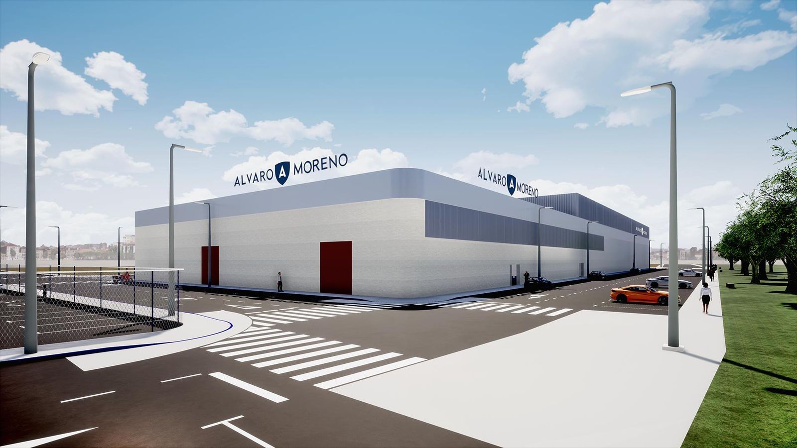 Recreación gráfica digital de la amplación de las actuales instalaciones.