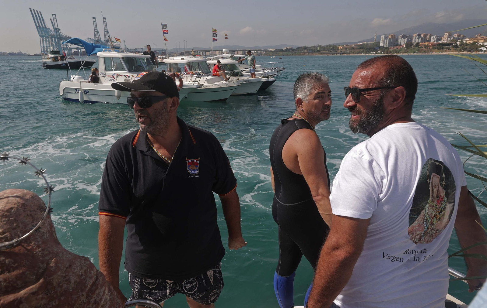 Las mejores fotos de la romería marítima de la Virgen de la Palma de Algeciras 2025