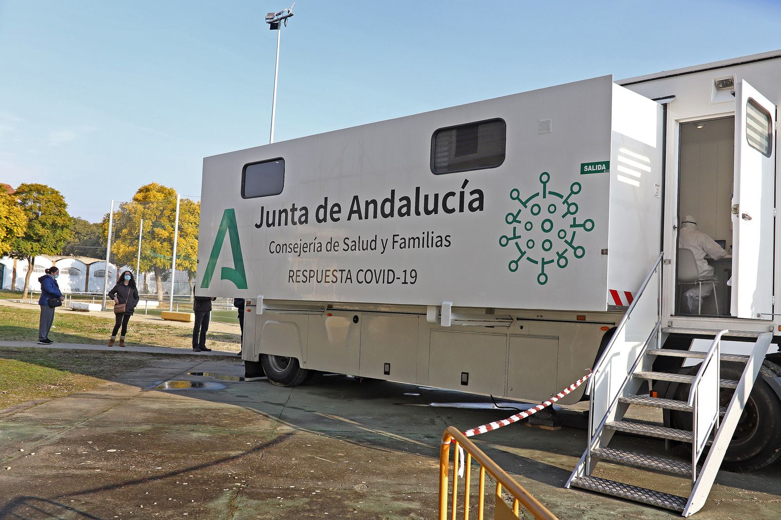 Imagen de la unidad de la Junta de Andalucía para realizar cribados en la provincia.