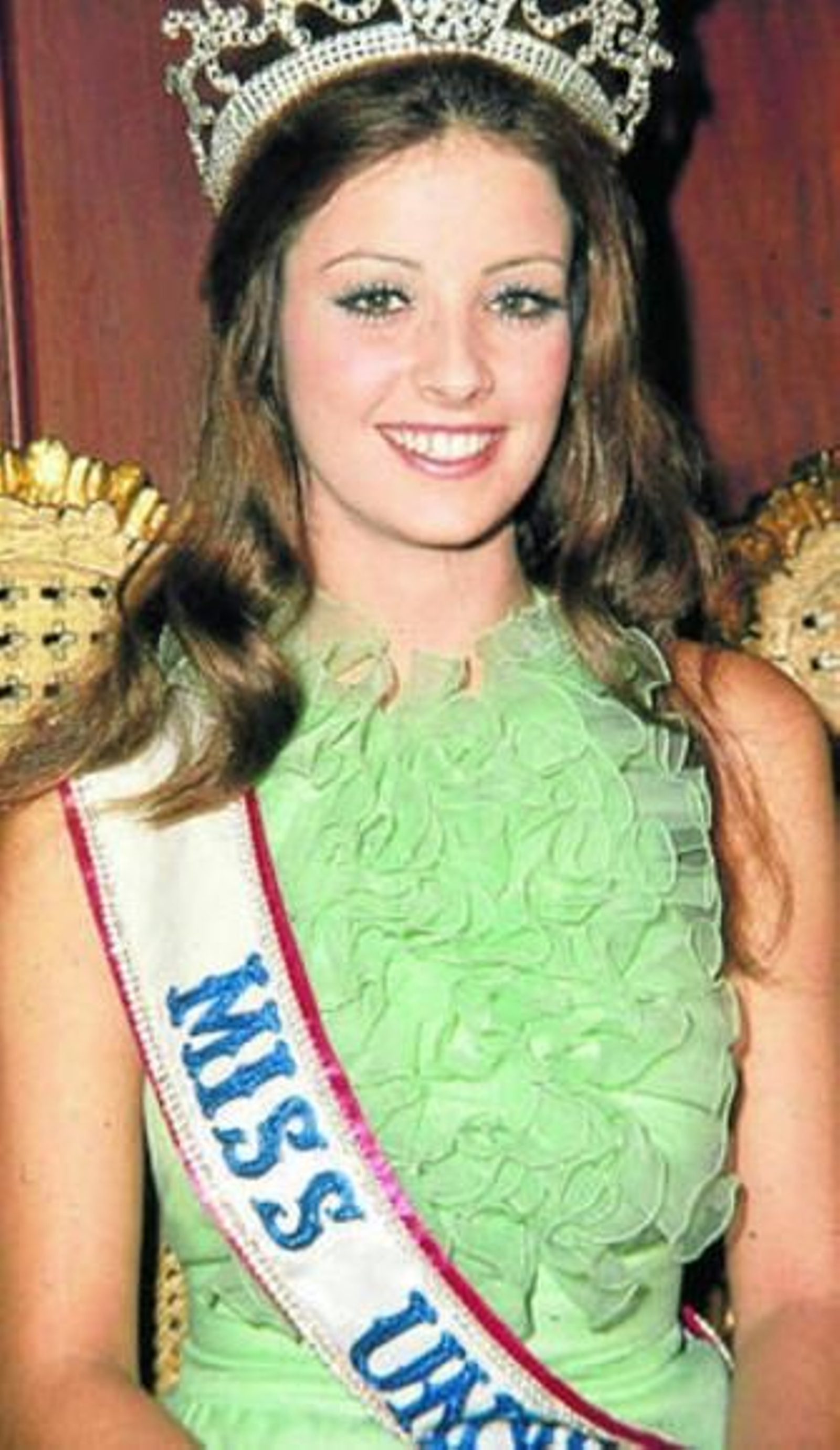 La belleza de Amparo Muñoz la coronó Miss Universo en 1974.