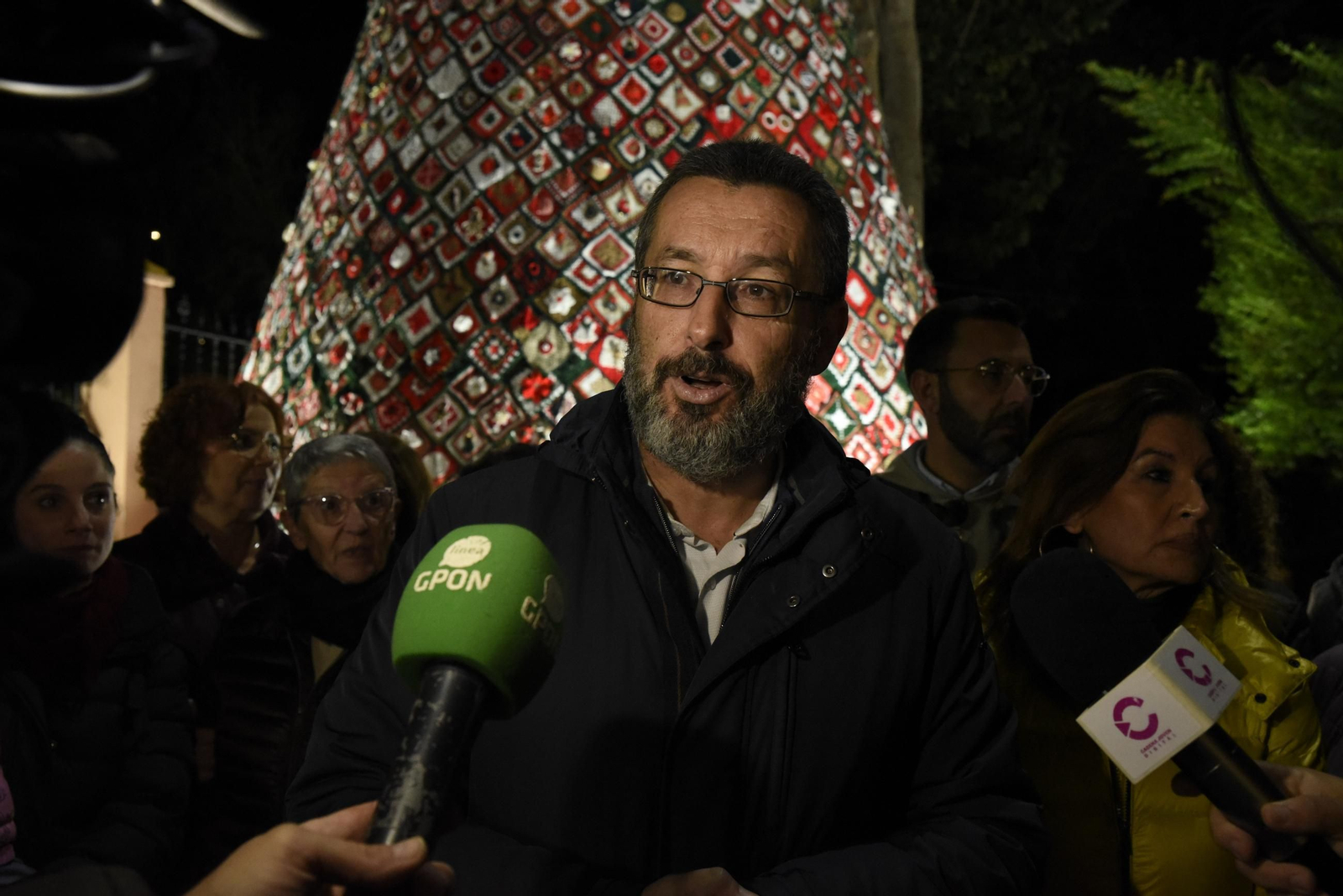 Fotos del poblado navideño de los Jardines Saccone de La Línea