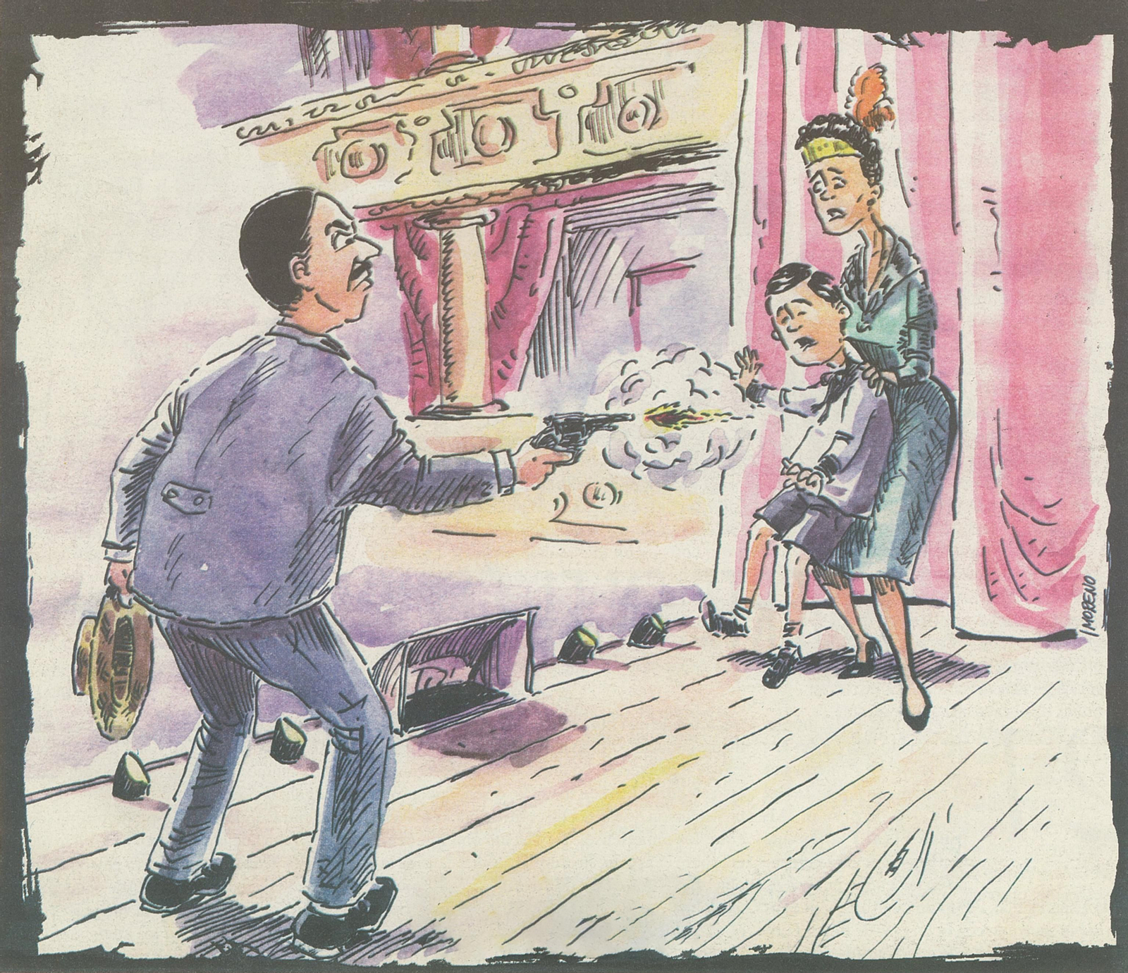 Concha Robles (I): Doble crimen sobre el escenario