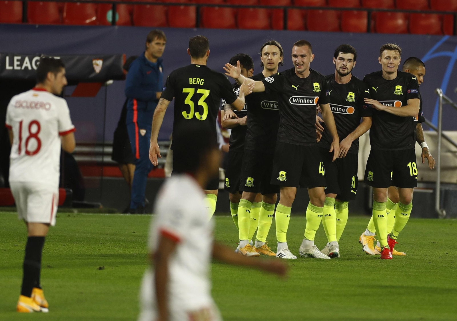 Las imágenes del Sevilla-Krasnodar