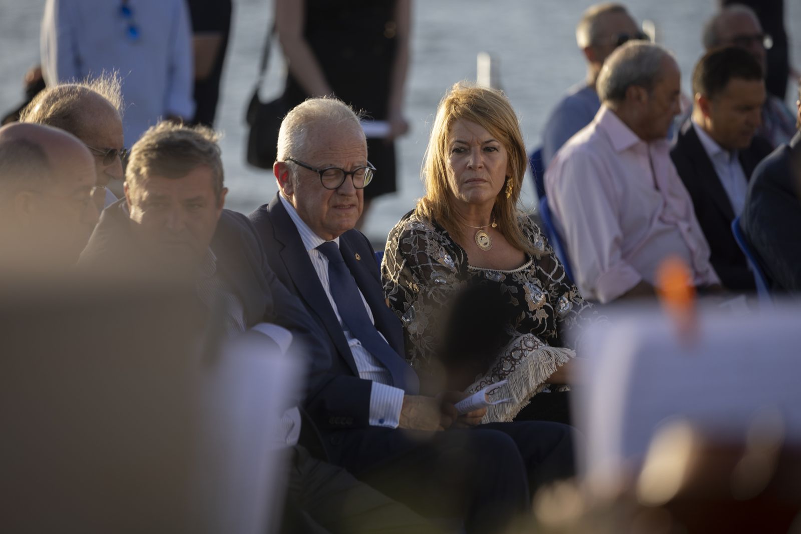 Imágenes de la inauguración De la Fuente de las Naciones en el Paseo de la Ría