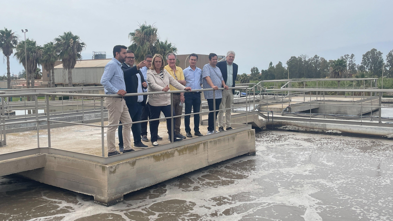 Visita a la EDAR de Motril para comprobar las mejoras realizadas