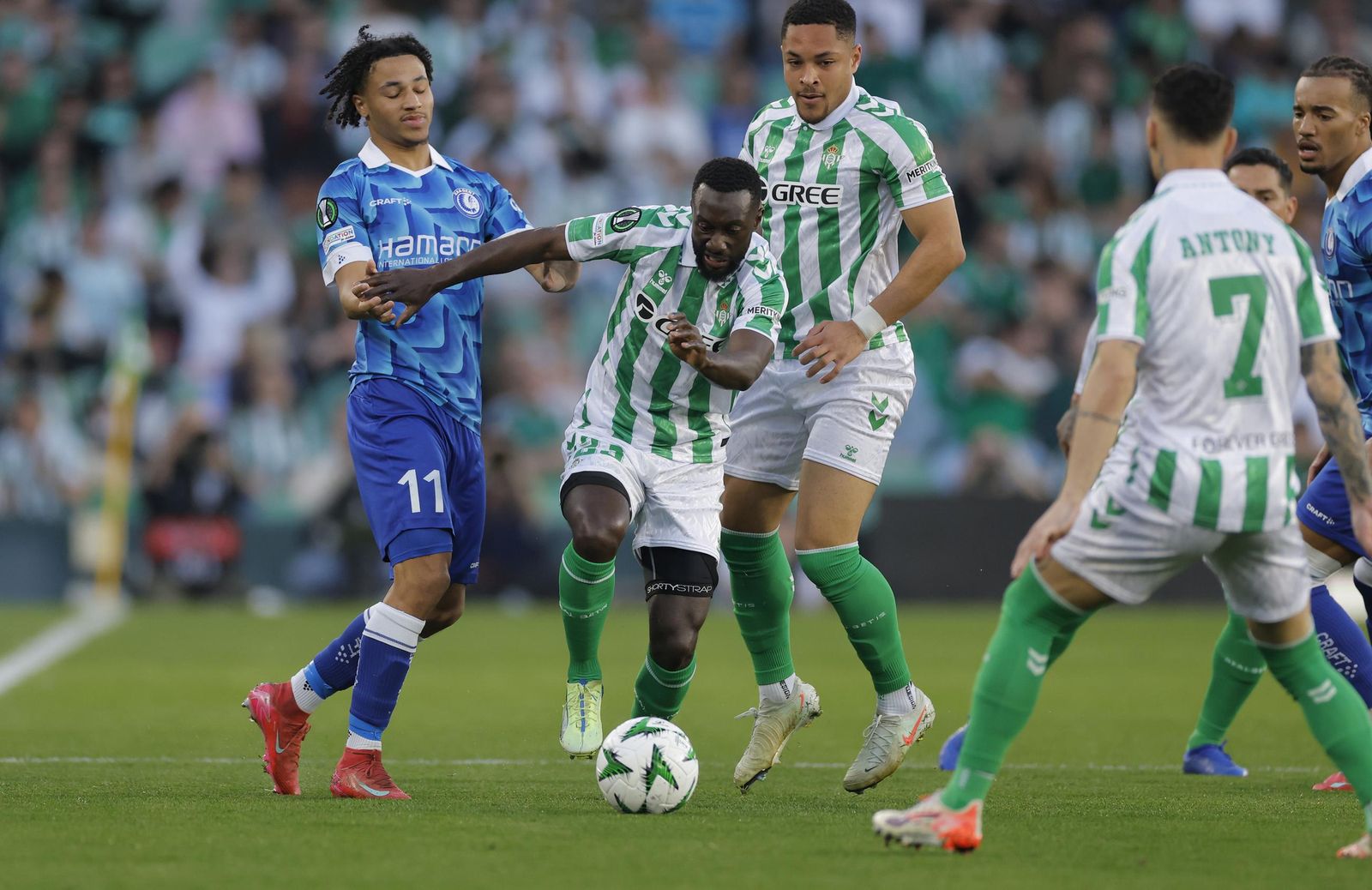 Las fotos del Betis - Gent