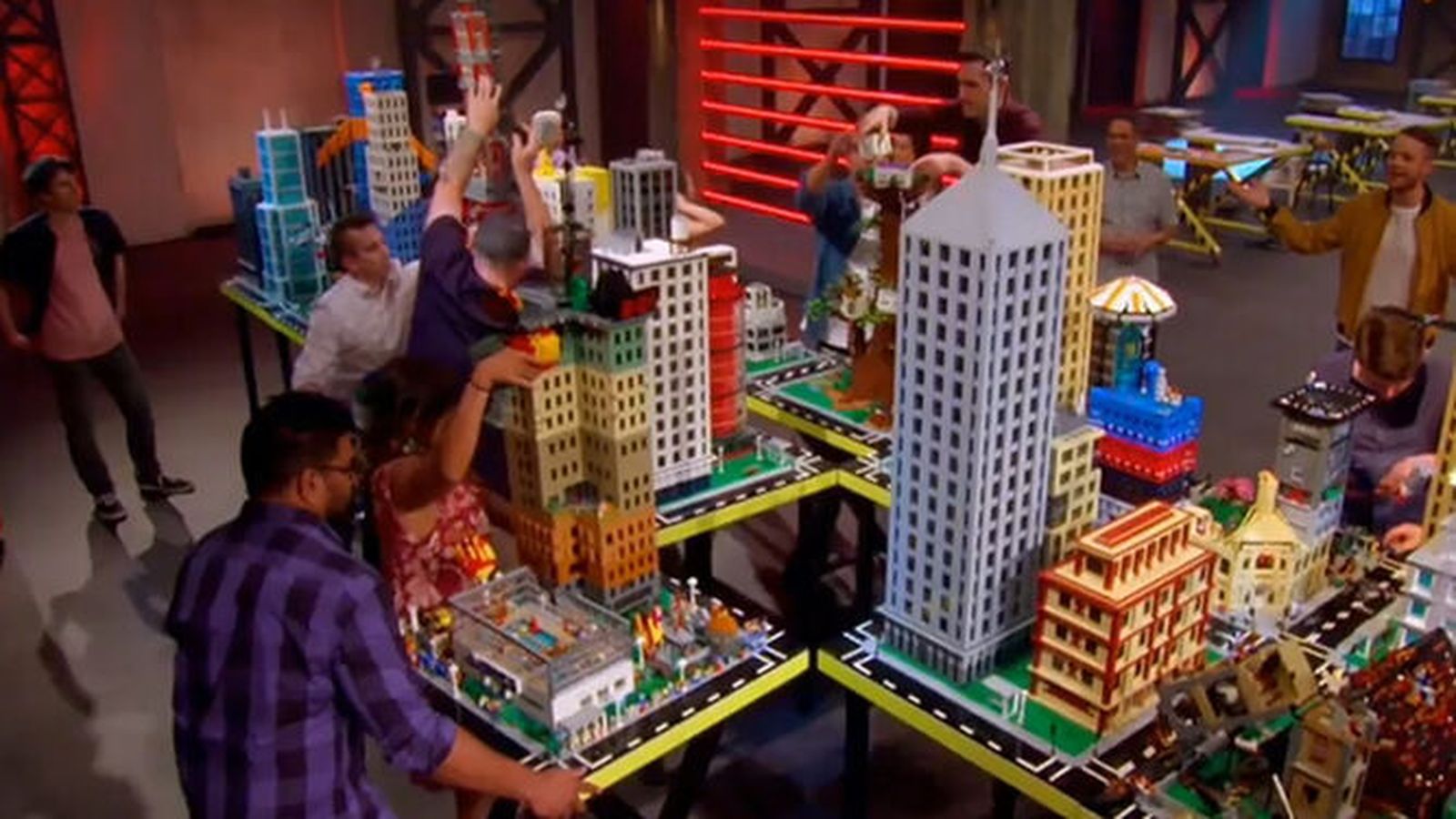 Una de las emisiones del programa Lego Masters.