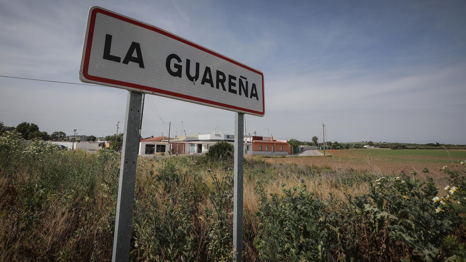 Indicativo de la barriada rural de La Guareña.