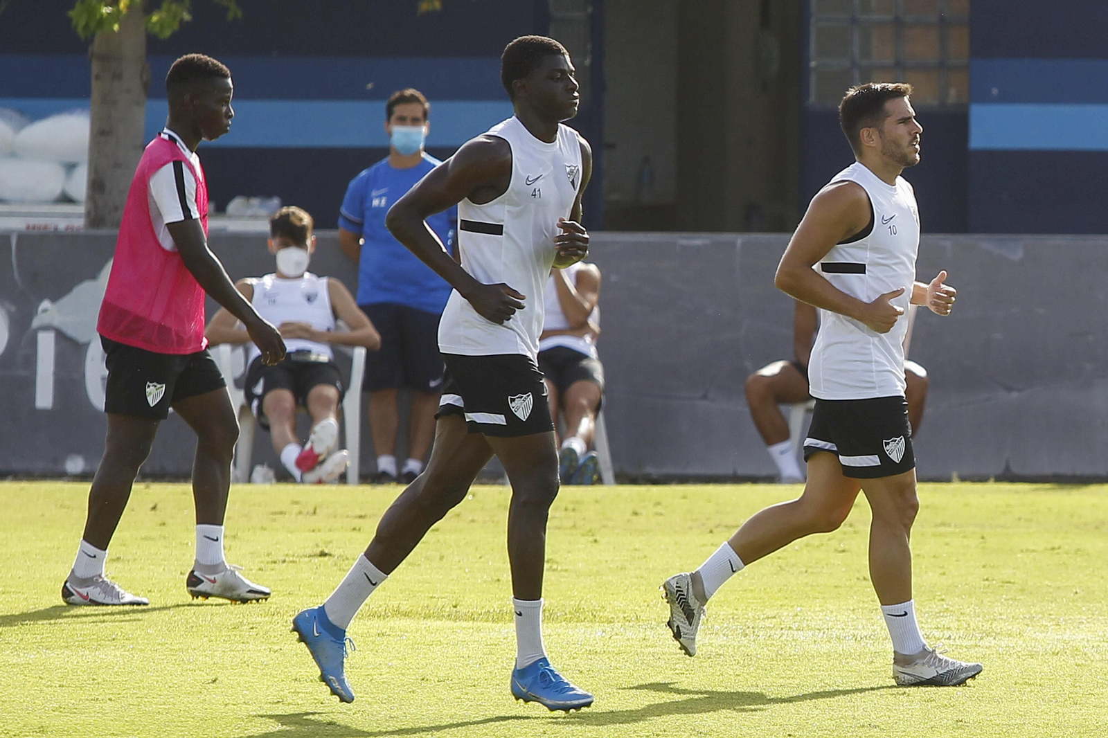 Las fotos del partido entre el Málaga y el Atlético Malagueño