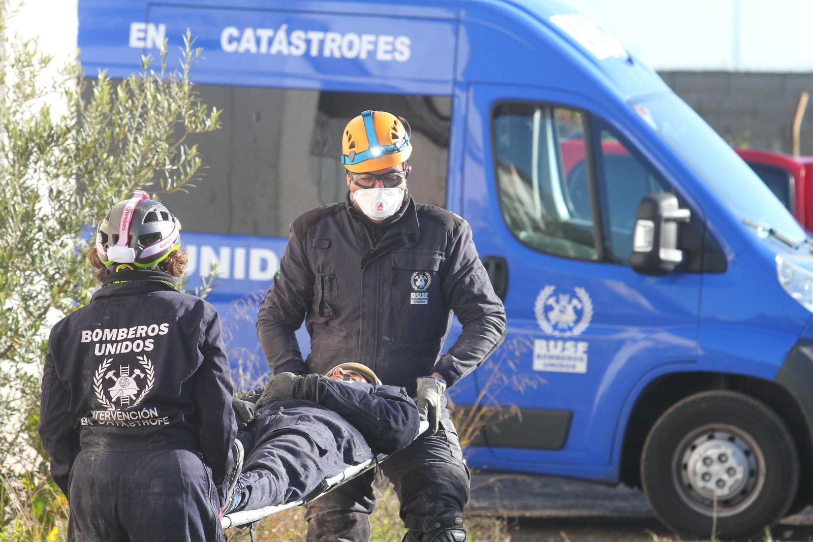 Imágenes del curso Asistencia Sanitaria en Catástrofes de Bomberos Unidos Sin Fronteras
