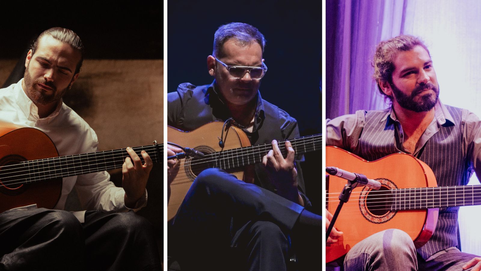 Antonio González, Chico Gallardo y Luis Gallo.