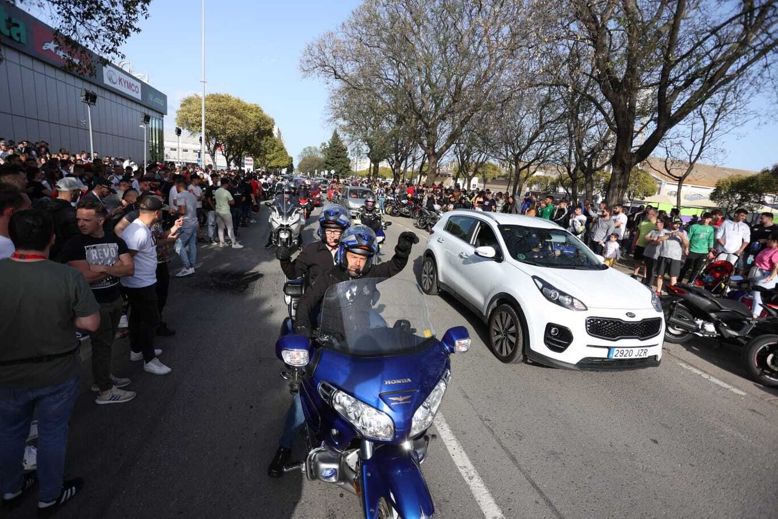 Ambiente motero del viernes del Gran Premio de MotoGP en Jerez