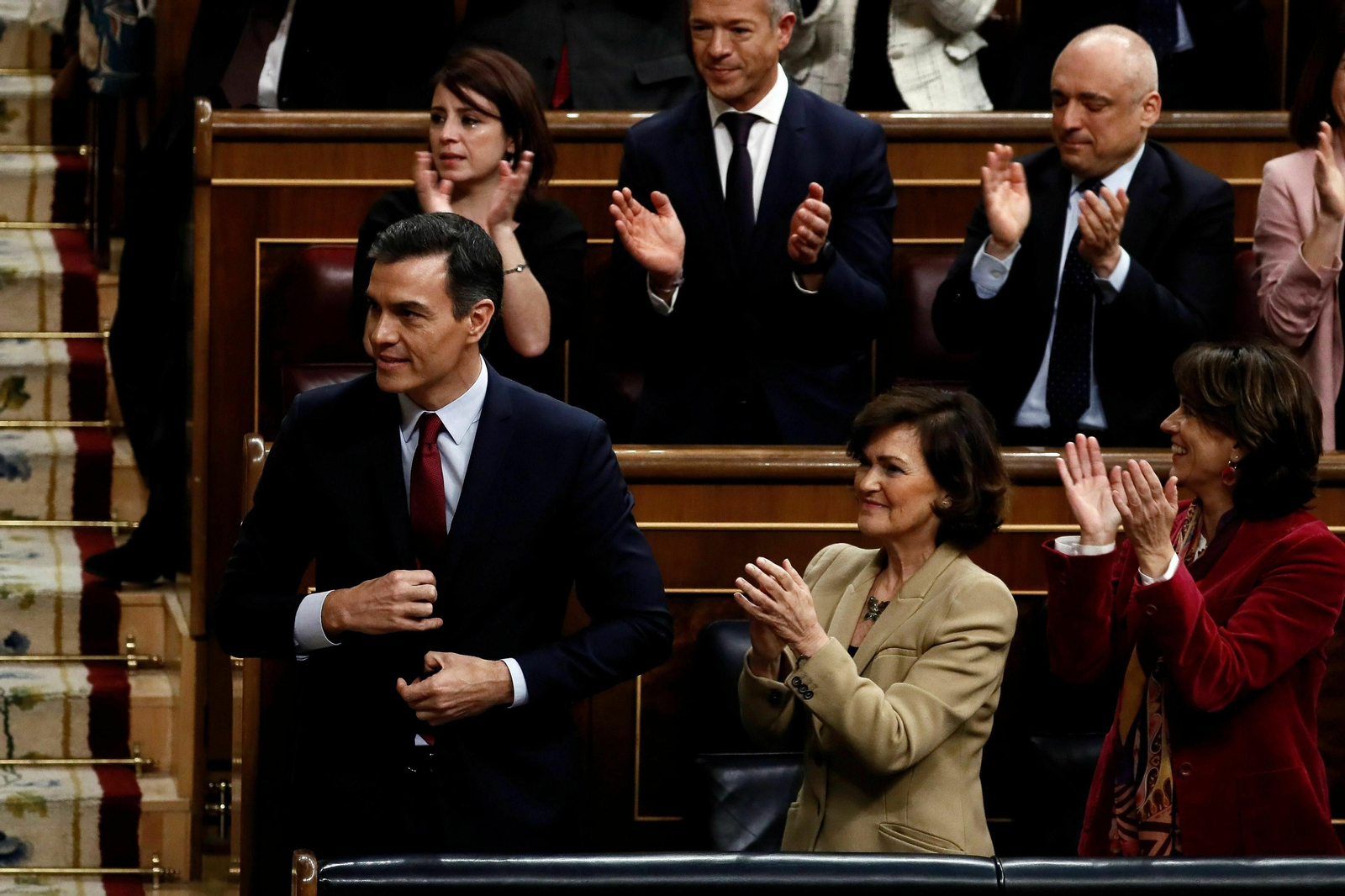 El debate de investidura de Pedro Sánchez, en imágenes