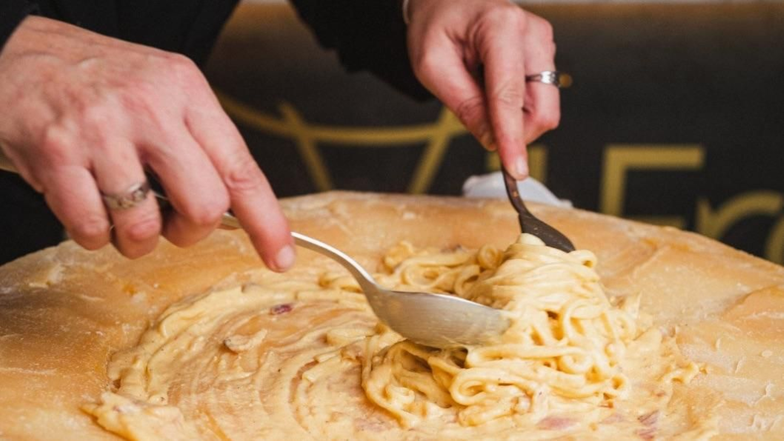 Carbonara a la rueda