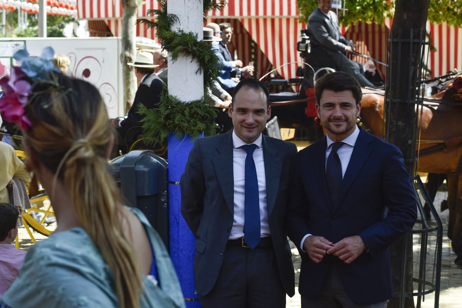 Ambiente en la feria de abril
