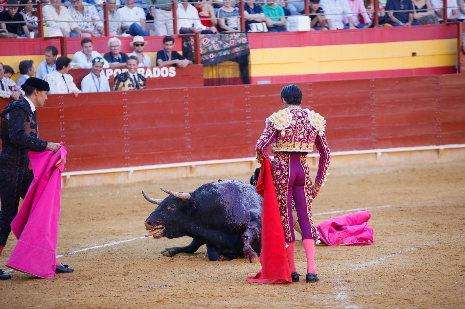 Corrida de toros en Roquetas, en imágenes