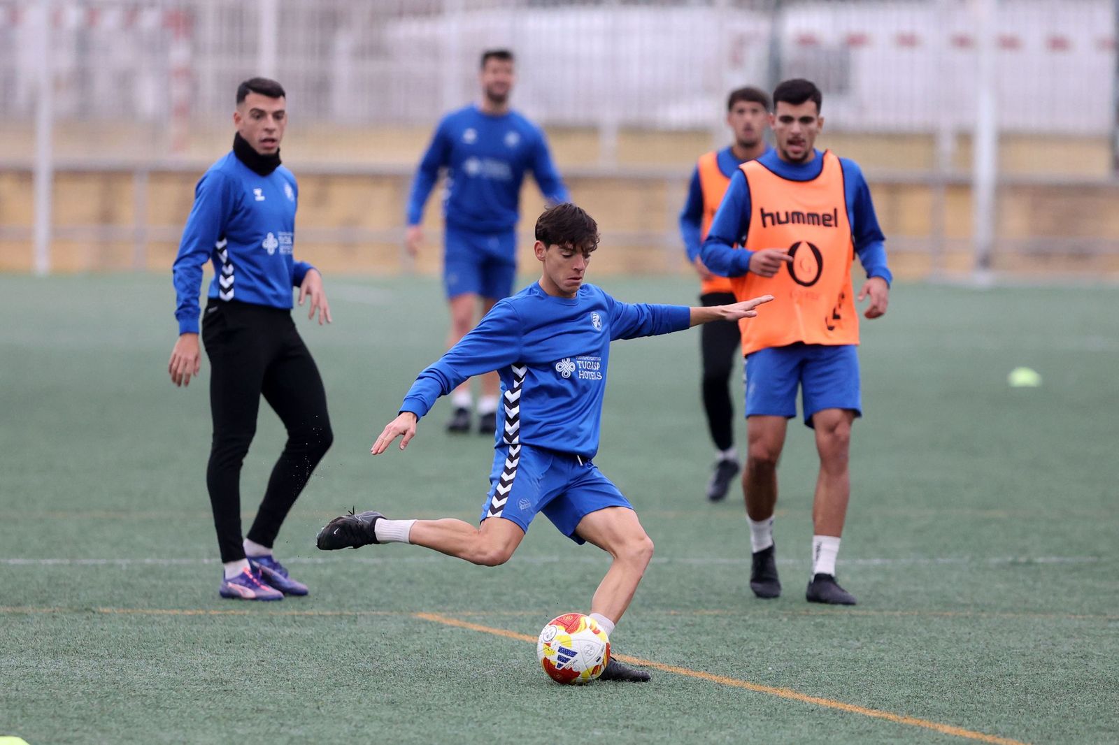 Imágenes del entrenamiento del Xerez DFC en la Granja