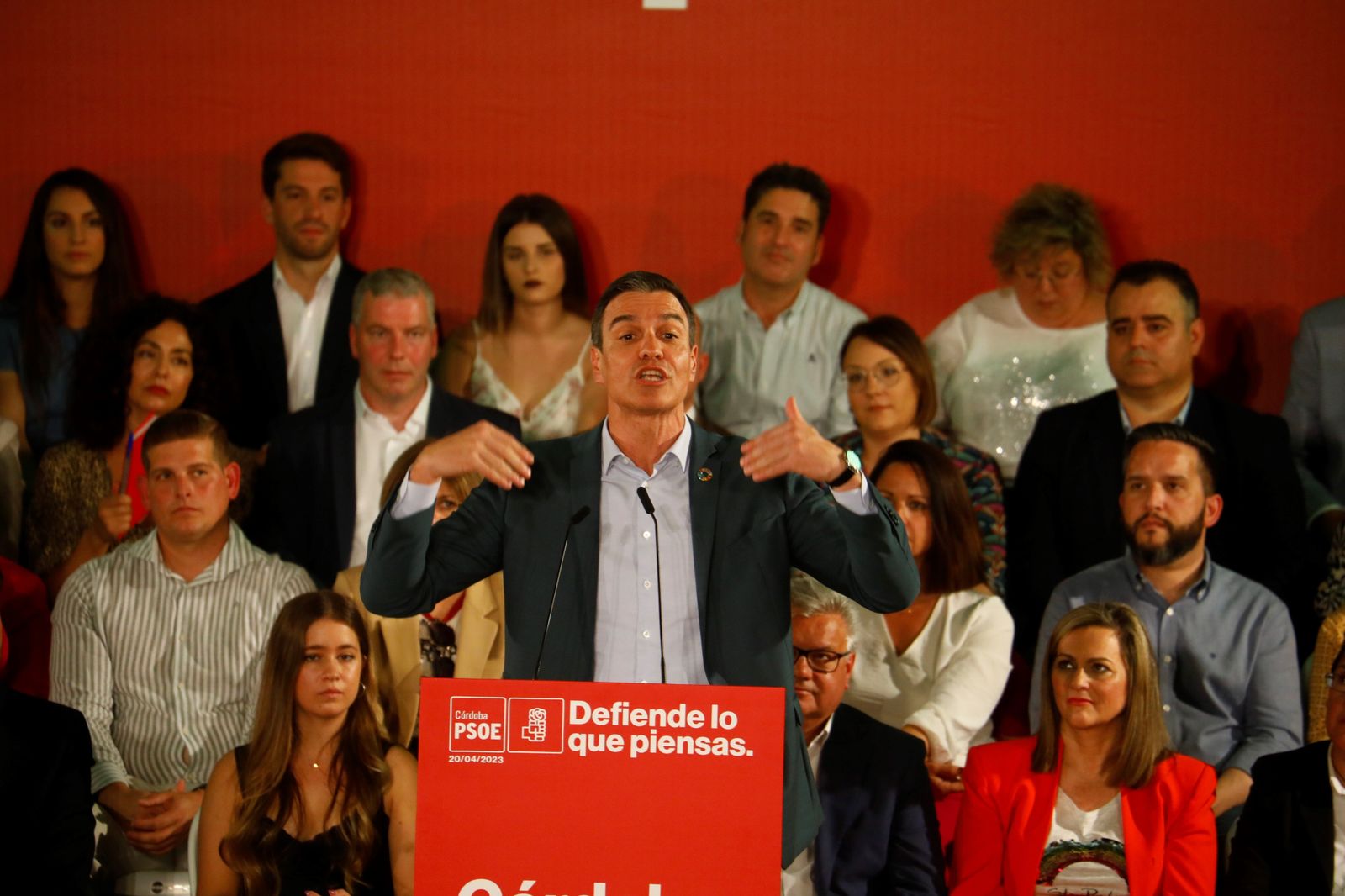 La visita de Pedro Sánchez a Córdoba, en imágenes