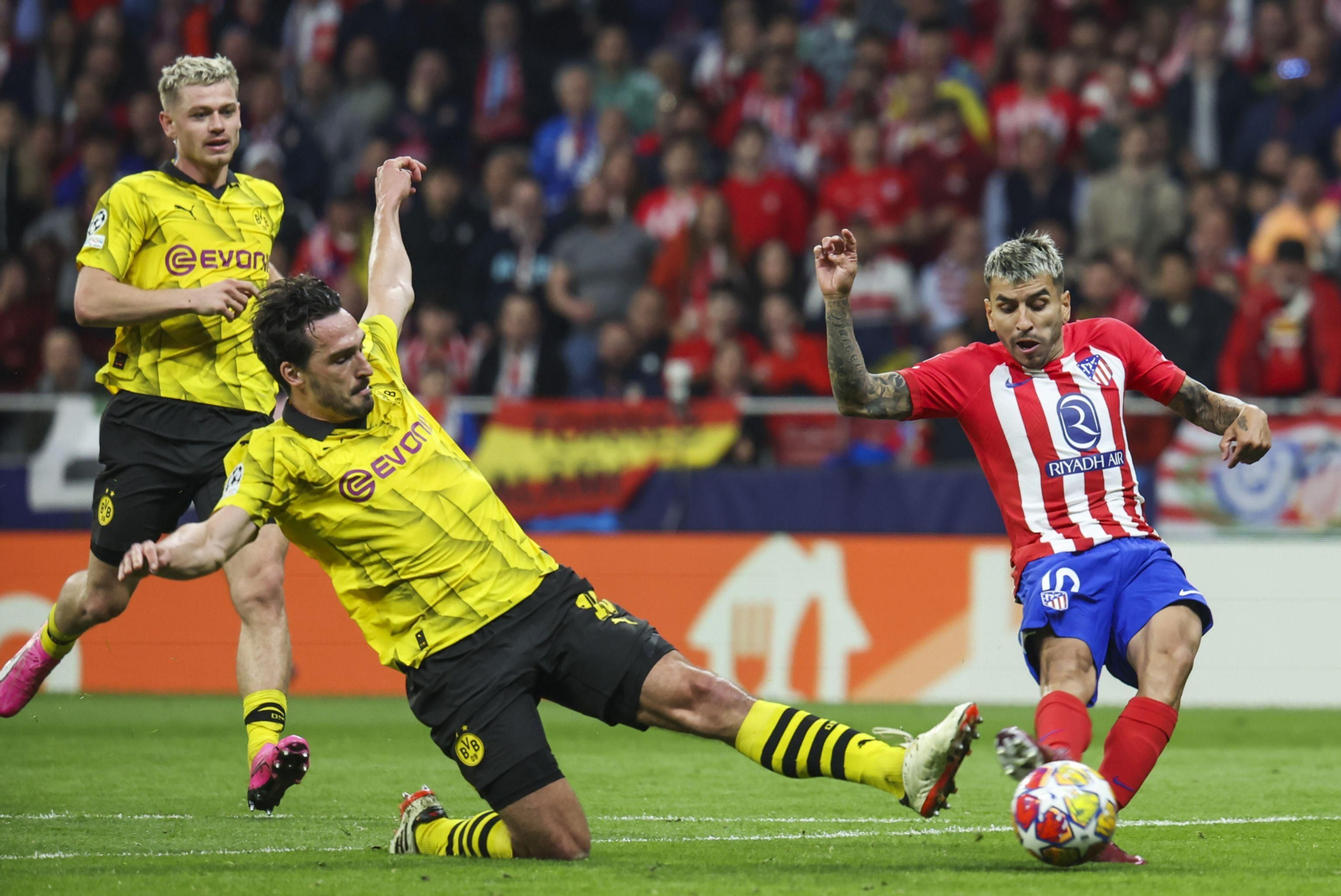 El Atlético de Madrid - Borussia Dortmund, en fotos
