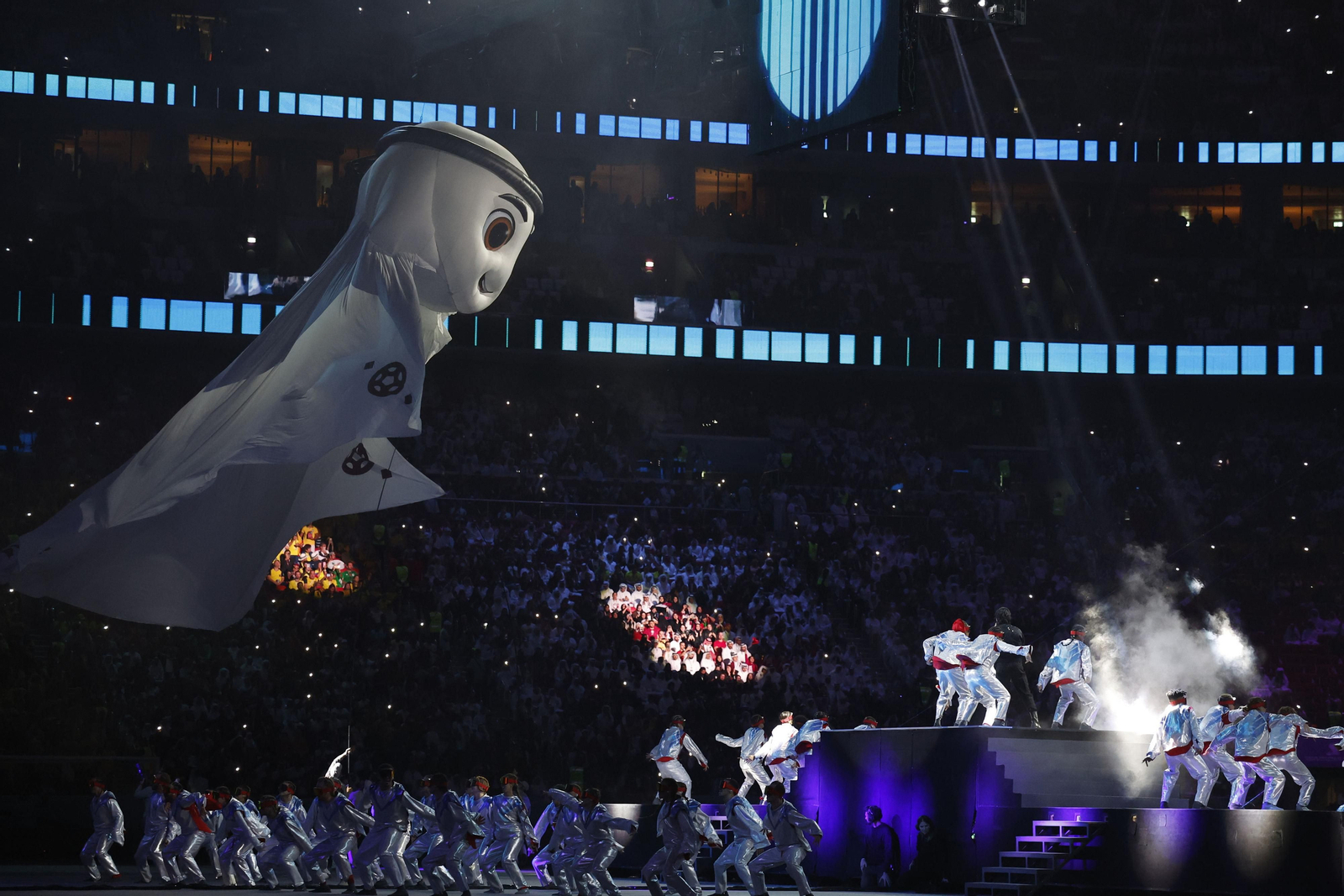 Las fotos de la ceremonia de inauguración del Mundial de Qatar 2022