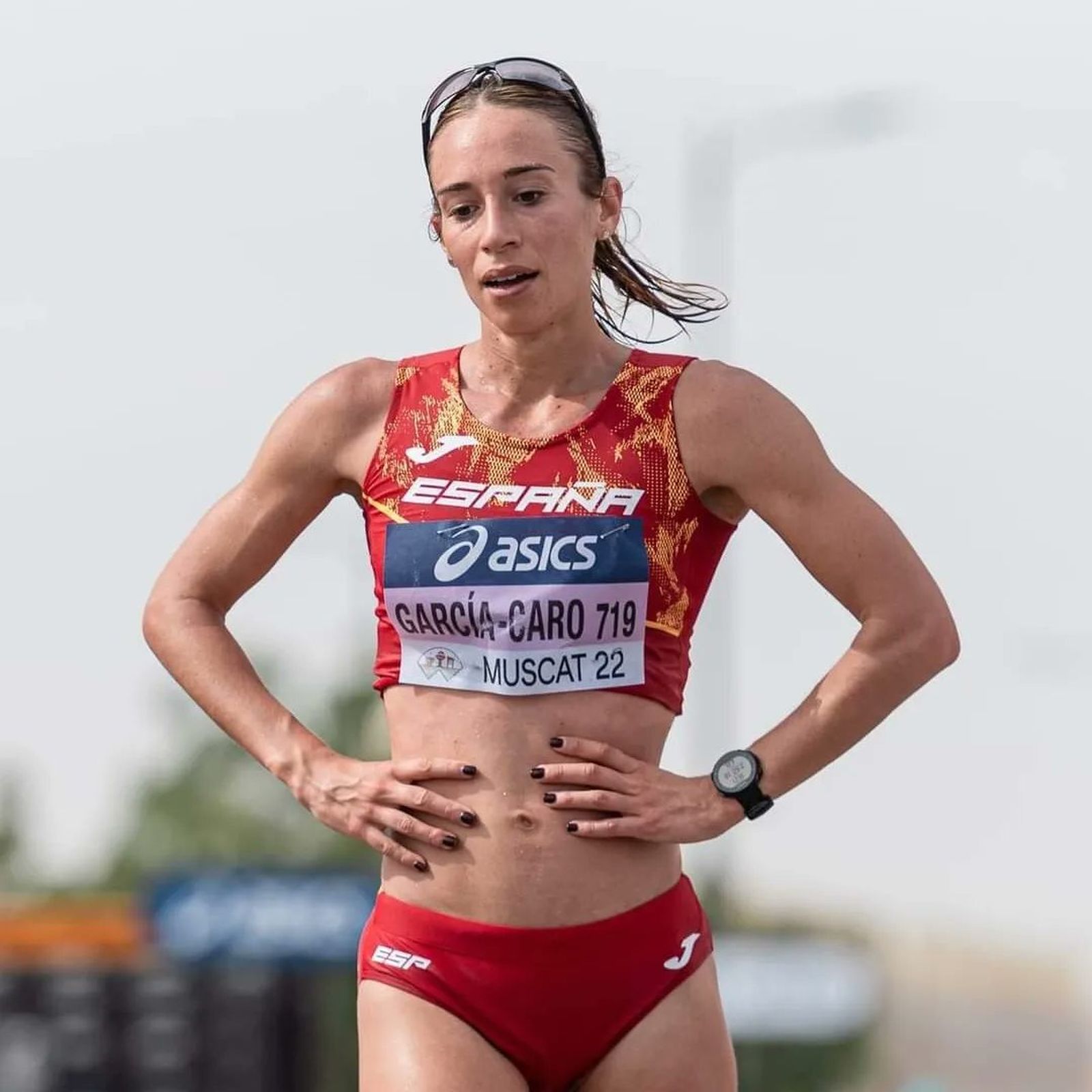 Laura García-Caro, durante una competición esta temporada.
