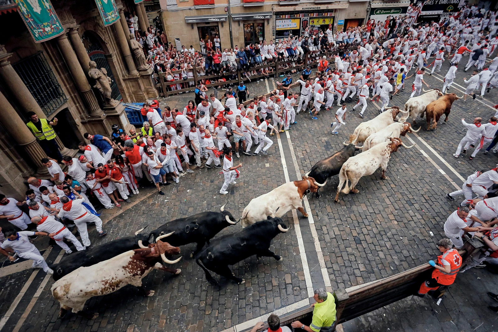 Primer encierro de los sanfermines 2019
