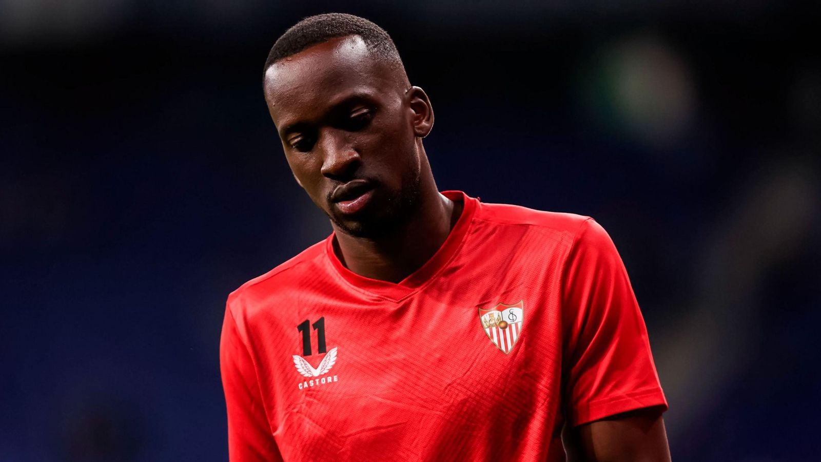 Dodi Lukébakio en el encuentro ante el Espanyol en Cornellá.