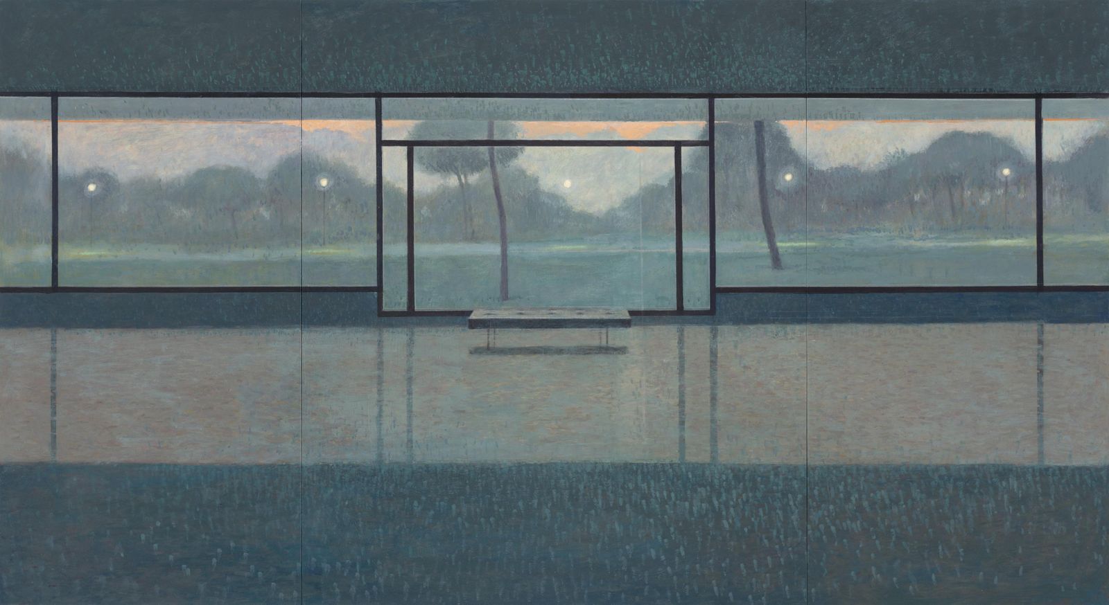 'Tacet (tríptico), (2021), de Daniel Bilbao.