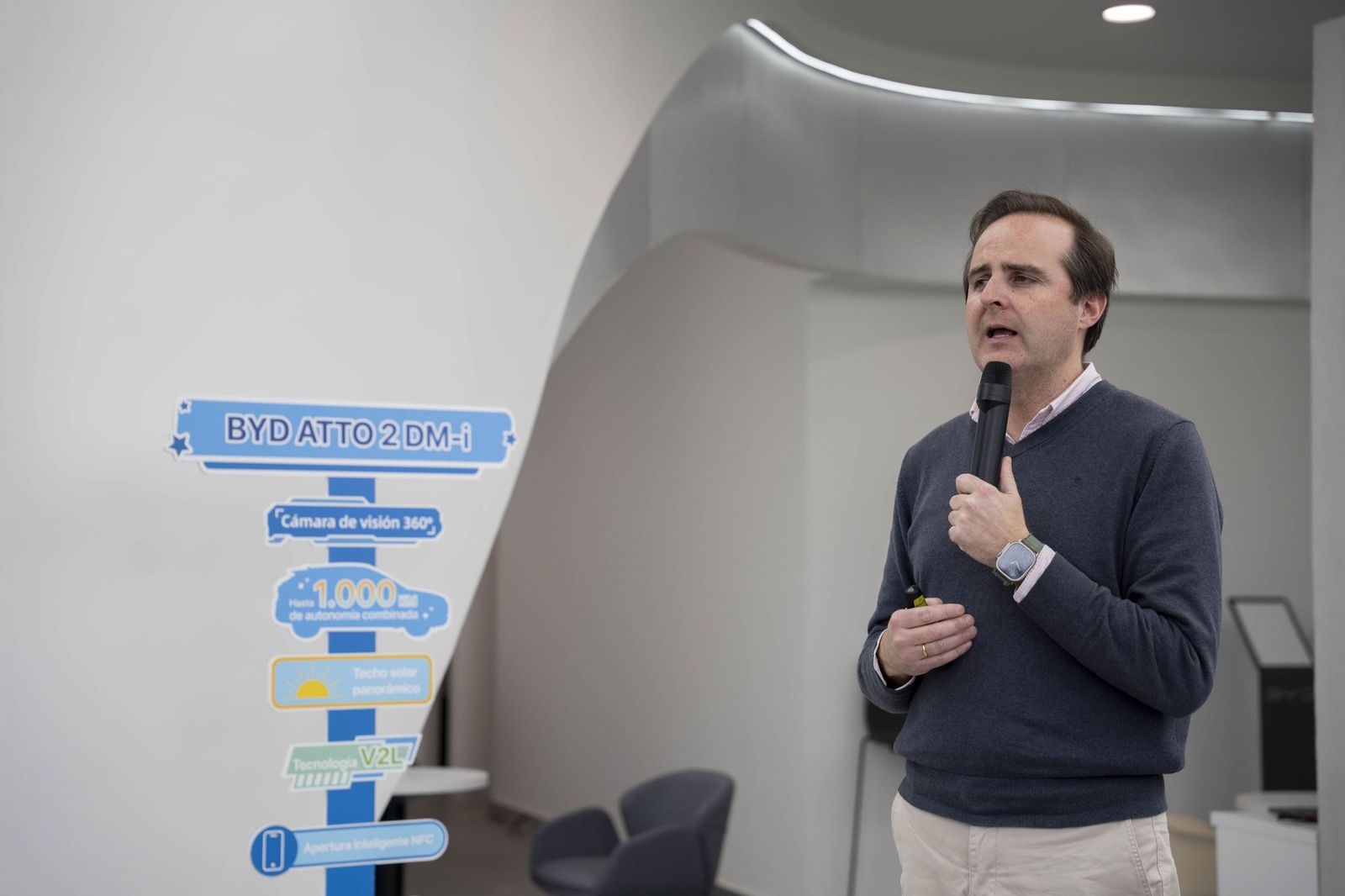 Presentación del nuevo BYD Atto, el coche eléctrico en imágenes