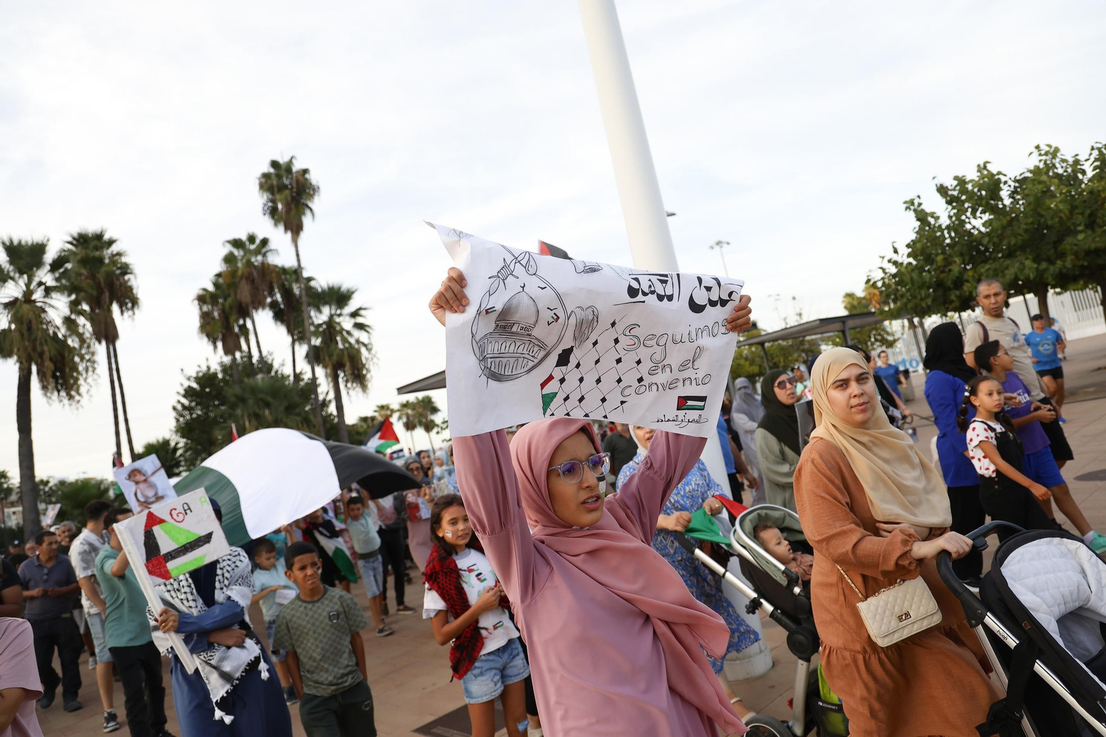 Las fotos de la marcha de apoyo a Palestina en Algeciras