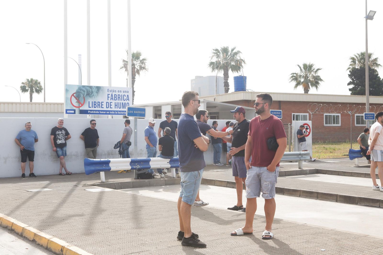 Fotos del segundo día de la huelga del metal en el Campo de Gibraltar