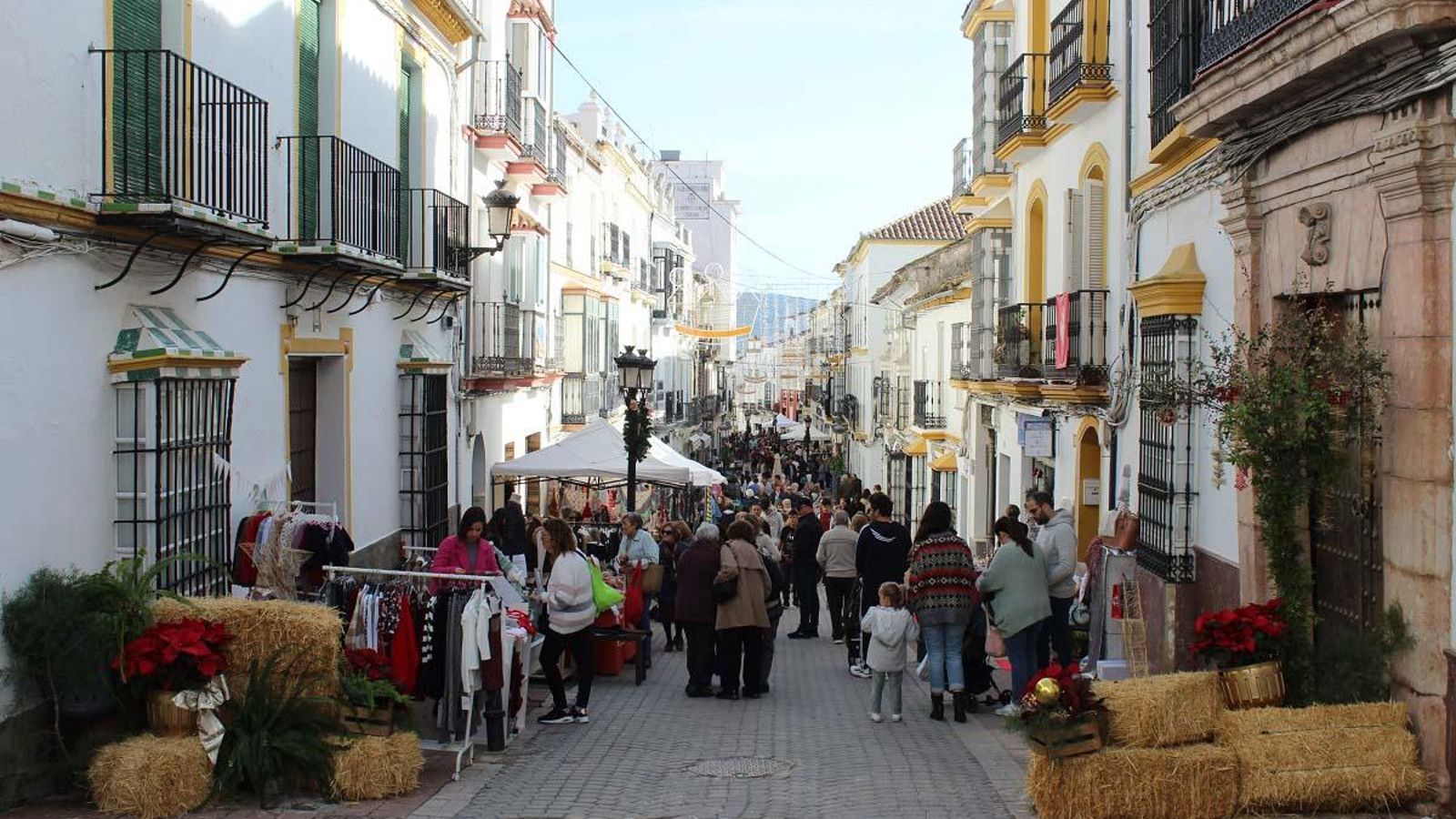 Una imagen de la pasada edición del mercado de Navidad de Olvera. Una imagen de la pasada edición del mercado de Navidad de Olvera.