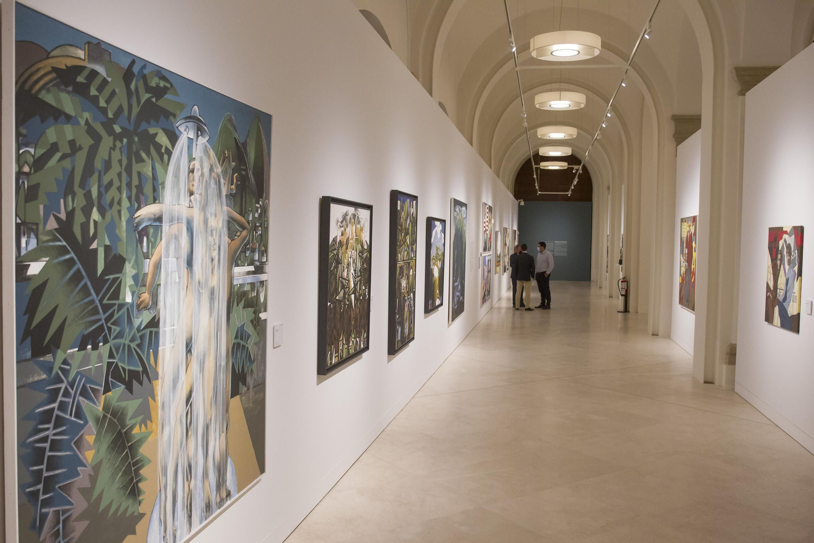 Las fotos de la nueva sala de exposiciones temporales Eugenio Chicano del Museo de Málaga