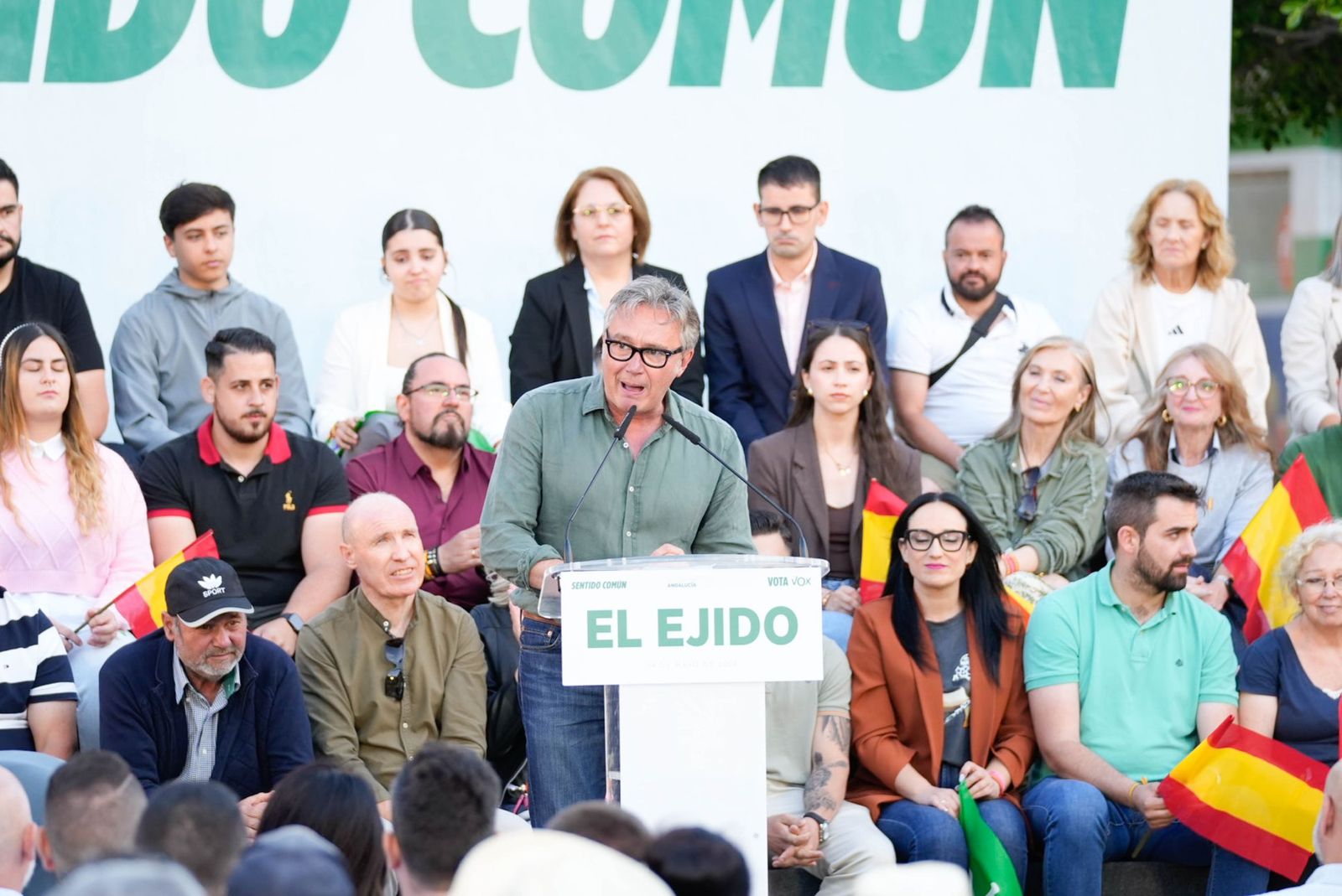 Las imágenes del acto público de Vox con Santiago Abascal en El Ejido