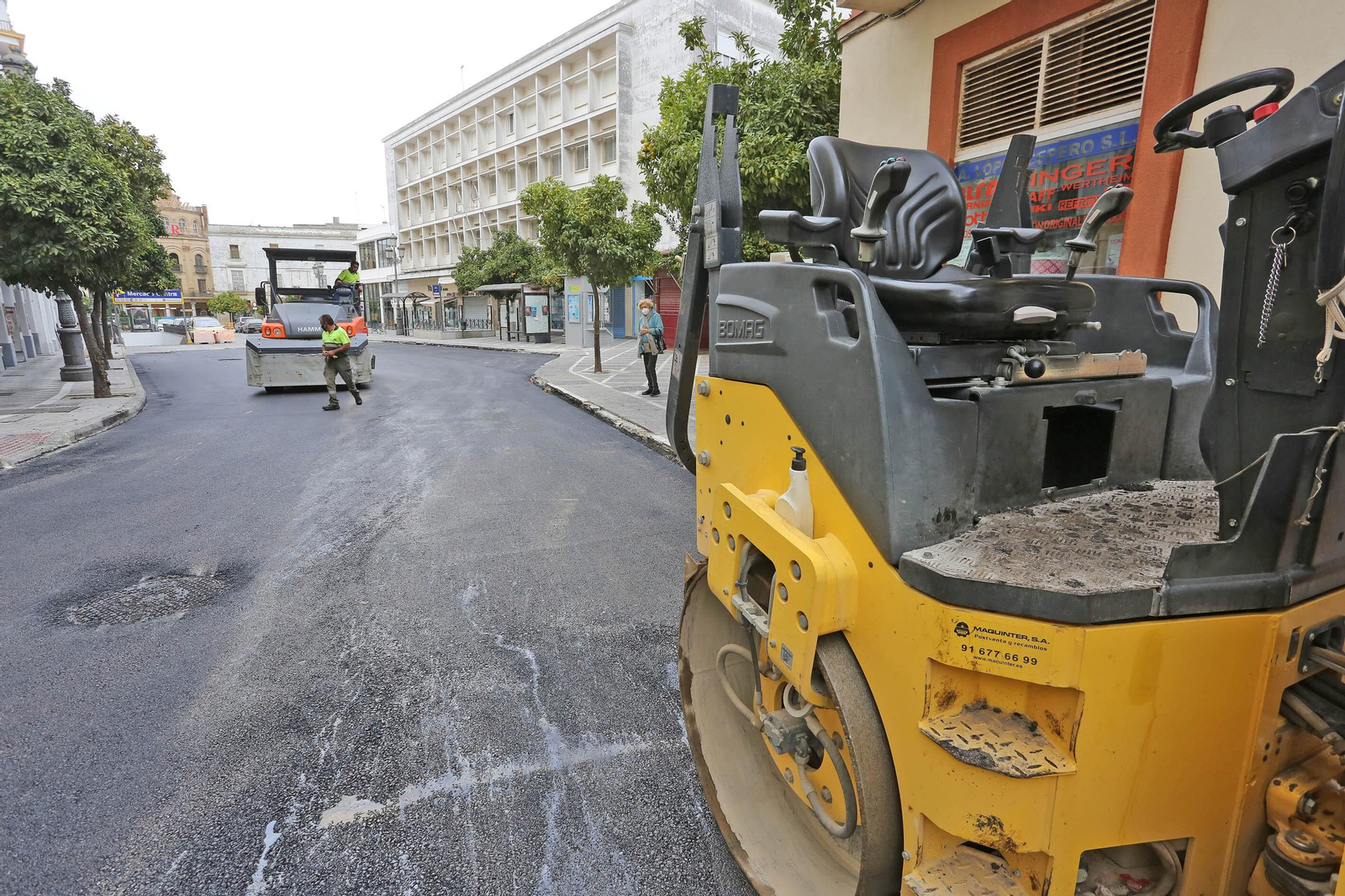 Asfaltado del eje Corredera-Esteve y obras de Calle Cerrón