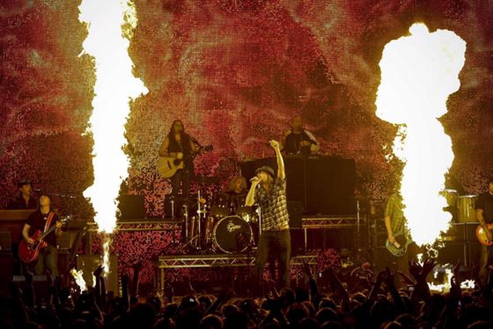 Kid Rock durante una de sus actuaciones.

Foto: Andrea Comas