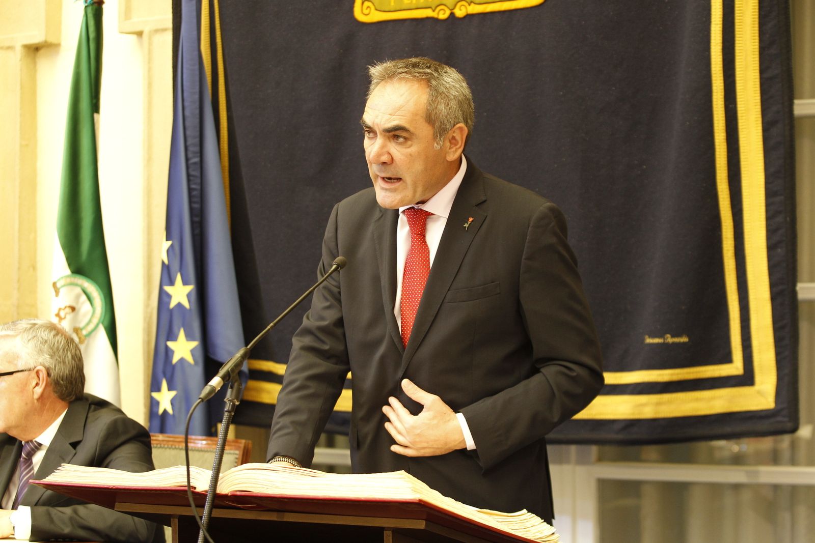 Pleno investidura Presidente Diputación de Almería. Javier Aureliano García