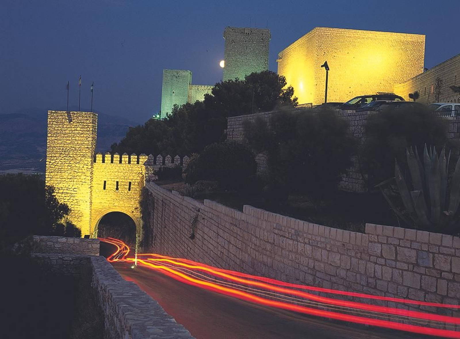 Entrada al Castillo de Santa Catalina en la capital jiennense.