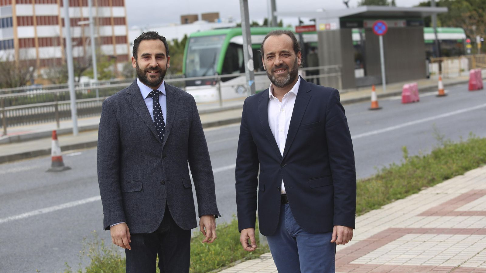 Daniel Pérez, junto a Cassá, en una comparecencia de prensa conjunta.