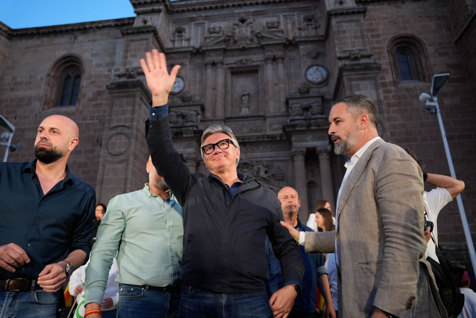 Las imágenes del acto público de Vox con Santiago Abascal en Almería