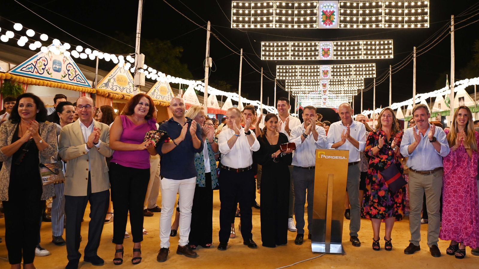 El alcalde, José María Soriano, en la inauguración de la Feria.