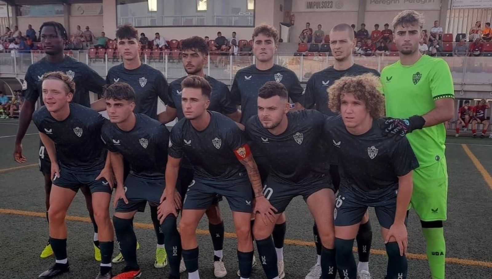 Una formación del Almeria B esta pretemporada