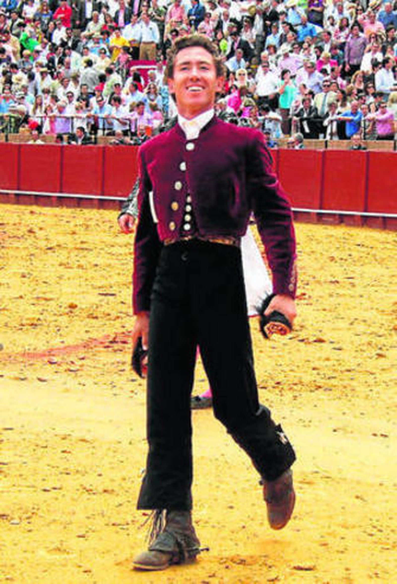 Leonardo Hernández, en vuelta al ruedo triunfal en la Maestranza.