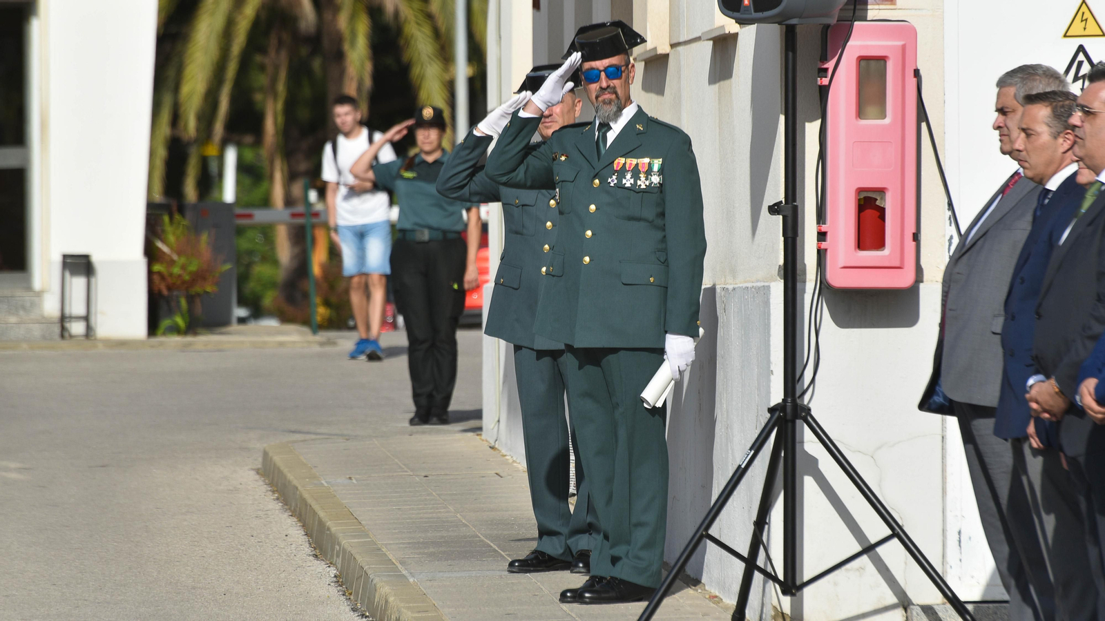 Fotos del acto por el 179 aniversario de la creación de la Guardia Civil en la Comandancia de Algeciras