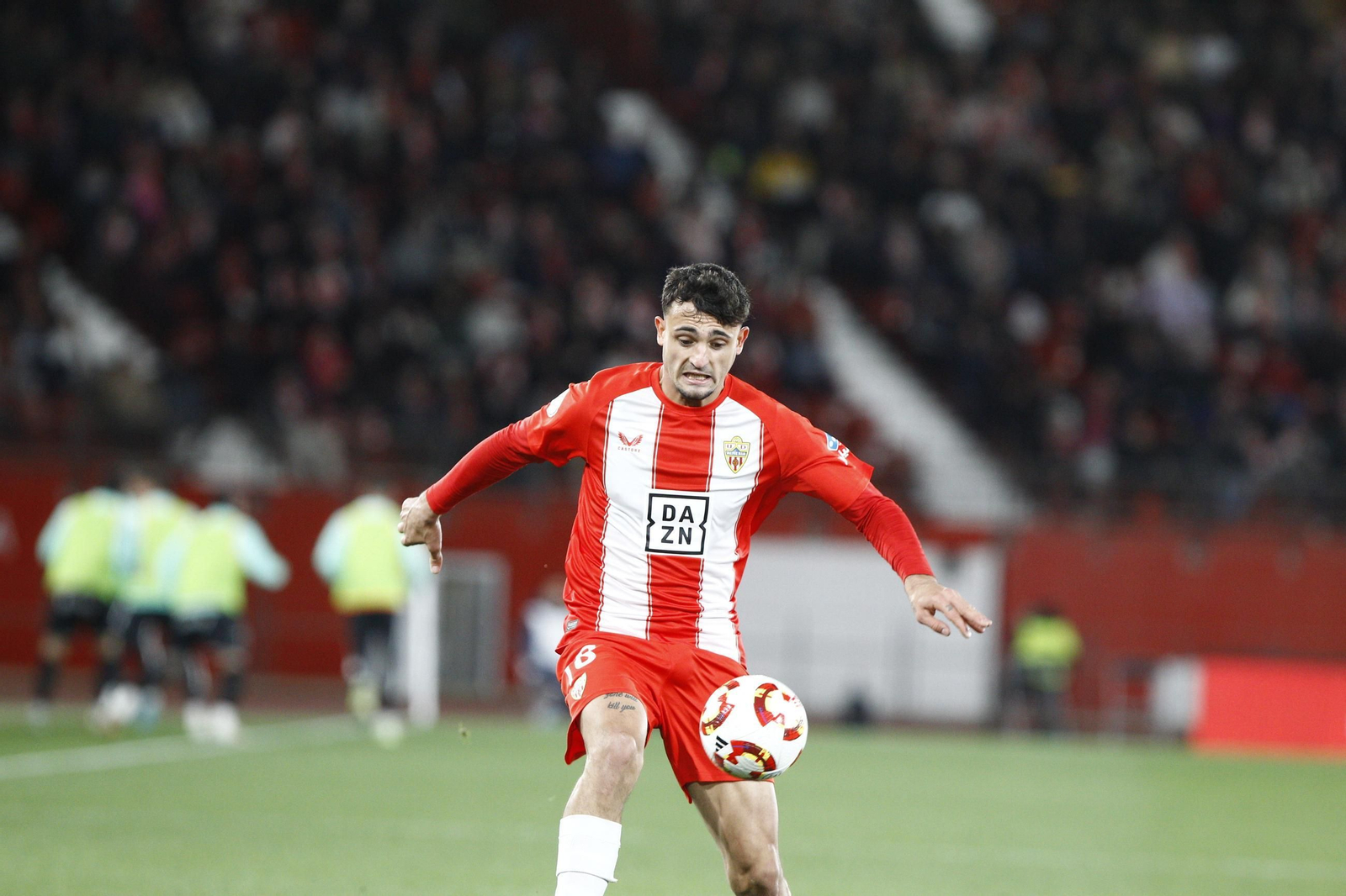 El partido U.D. Almería-C.D. Leganés de Copa del Rey, en imágenes