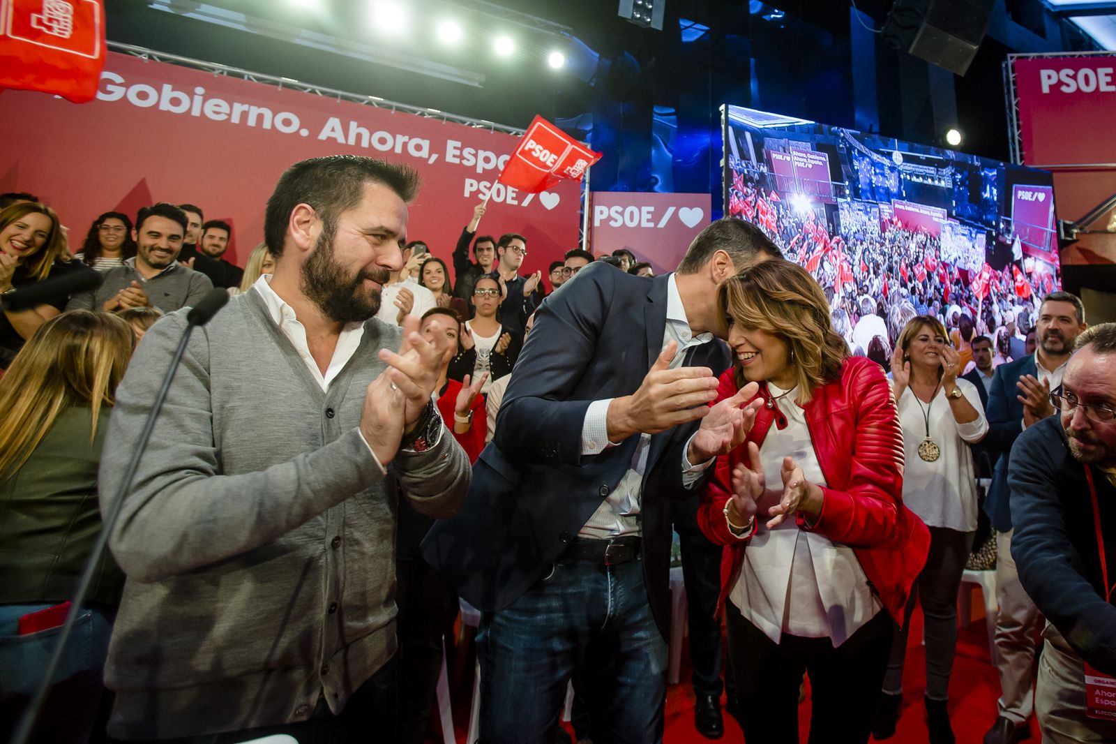 Imágenes del mitin del PSOE en Cádiz