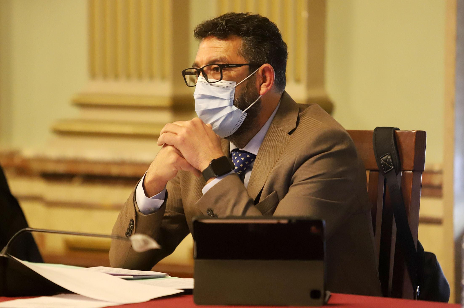 Imágenes del pleno celebrado en el Ayuntamiento de Huelva